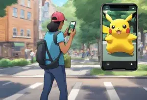 Catching Pokémon in AR Mode