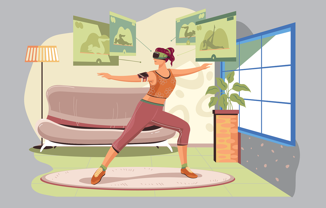 Wellness In The Metaverse. Metaverse yoga