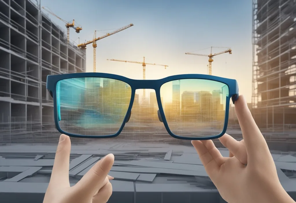 augmented reality glasses for construction